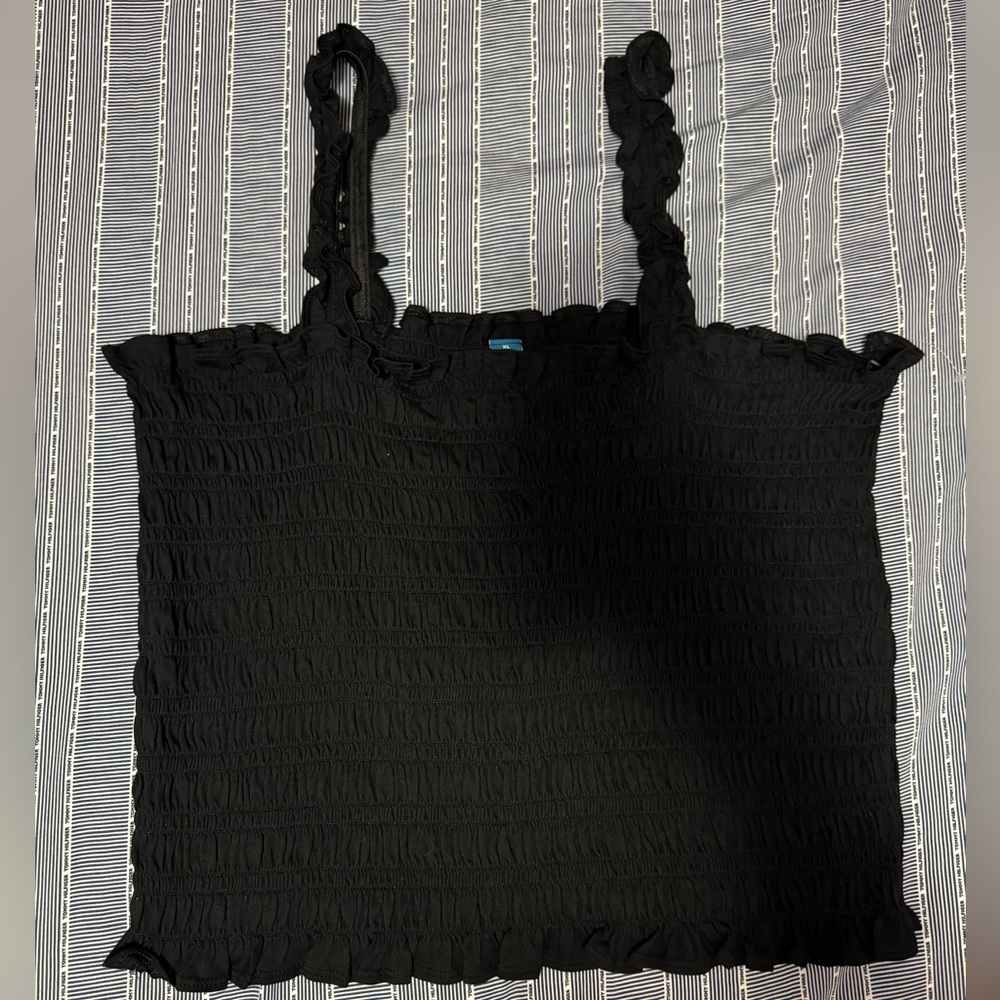 Old Navy Black Textured Camisole